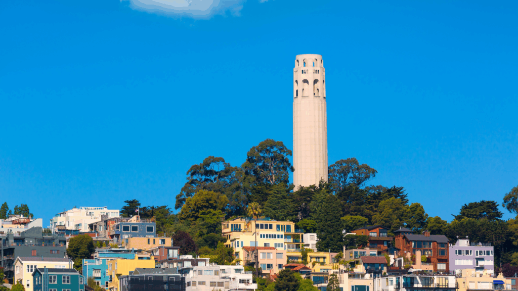 coit tower, a must-see attraction in san francisco