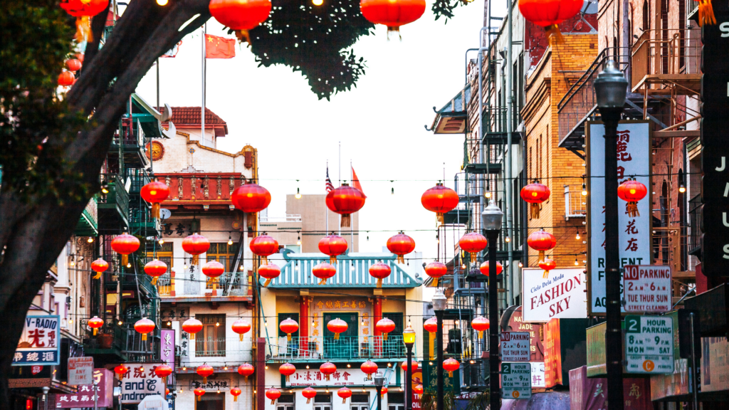 street in chinatown which is open on christmas