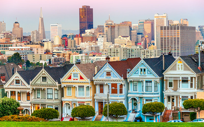 alamo square park in san francisco